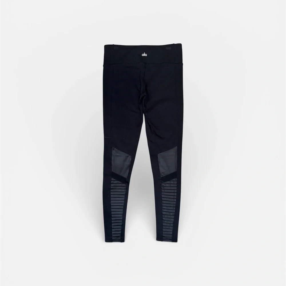 ALO Yoga Black Moto Leggings Size Small